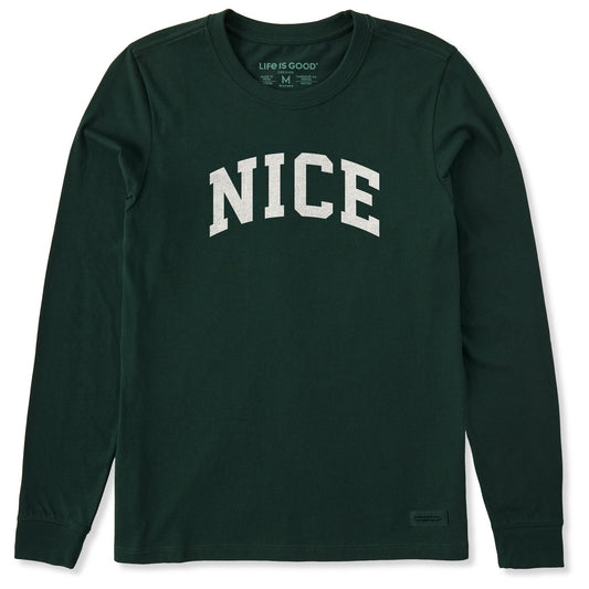 Women's Nice Arch Long Sleeve Crusher Tee