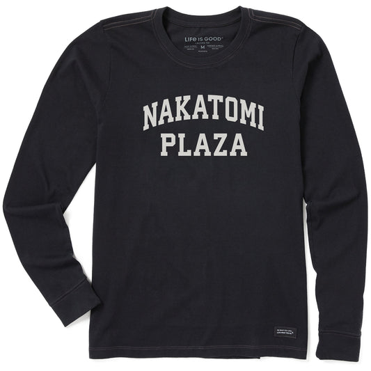 Women's Nakatomi Plaza Arch Long Sleeve Crusher Tee