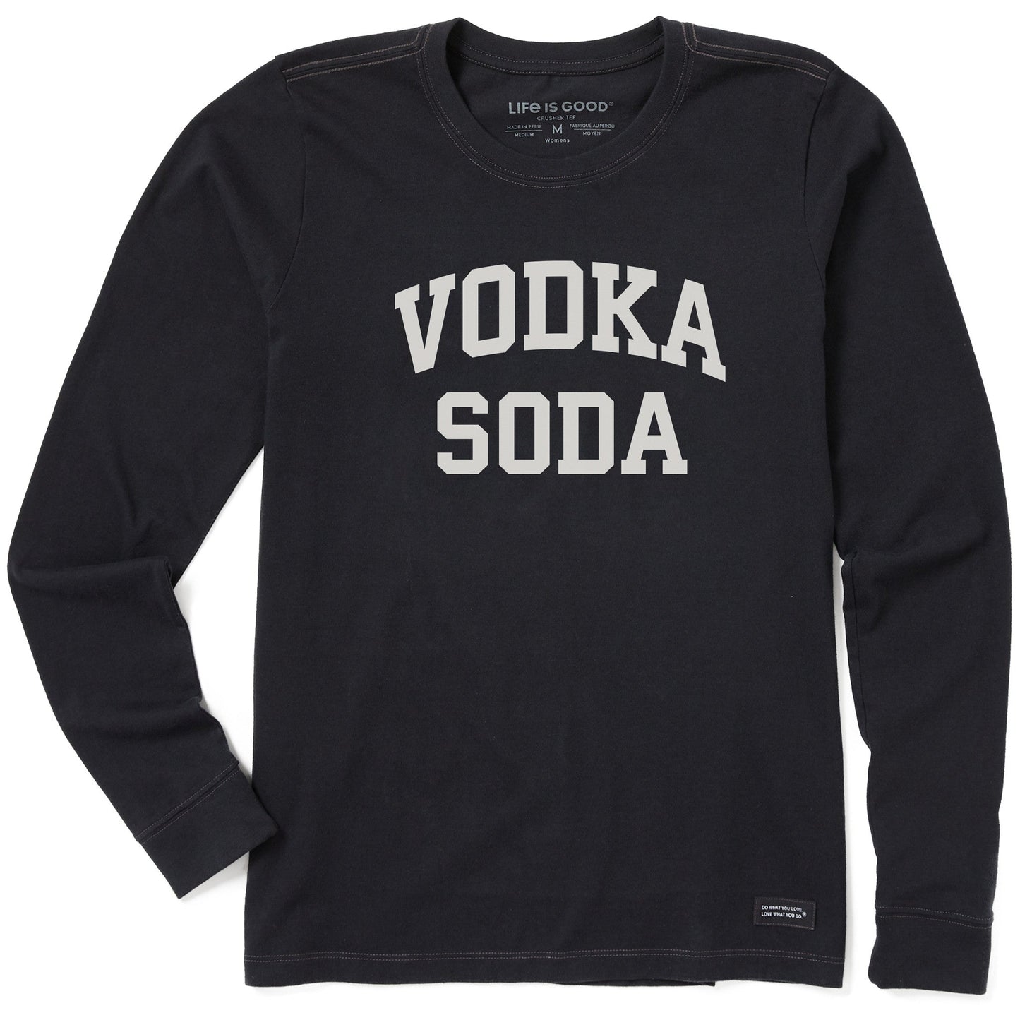 Women's Vodka Soda Arch Long Sleeve Crusher Tee