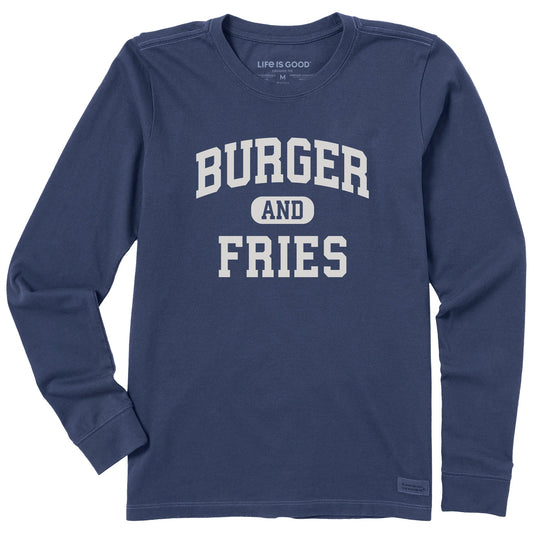 Women's Burger and Fries Arch Long Sleeve Crusher Tee