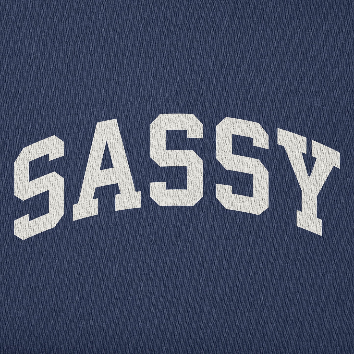 Women's Sassy Arch Long Sleeve Crusher Tee