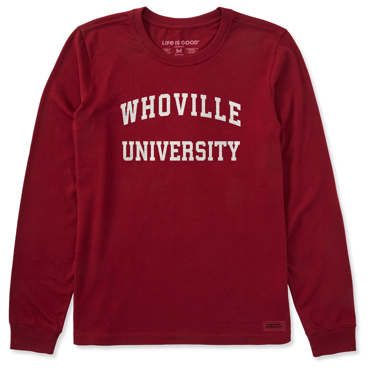 Women's Whoville University Arch Long Sleeve Crusher Tee