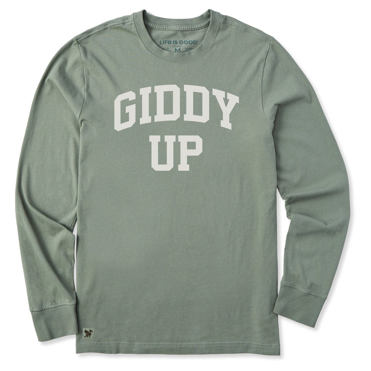Men's Giddy Up Arch Long Sleeve Crusher Tee