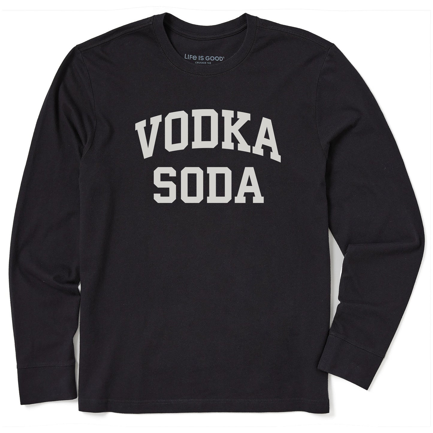 Men's Vodka Soda Arch Long Sleeve Crusher Tee