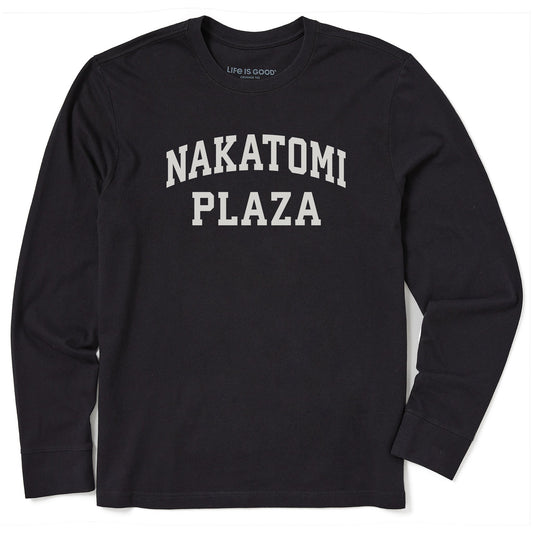 Men's Nakatomi Plaza Arch Long Sleeve Crusher Tee