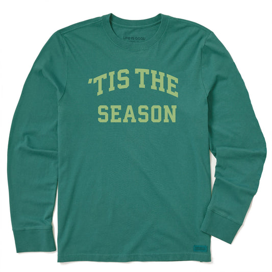 Men's Tis the Season Arch Long Sleeve Crusher Tee
