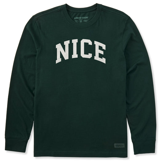 Men's Nice Arch Long Sleeve Crusher Tee