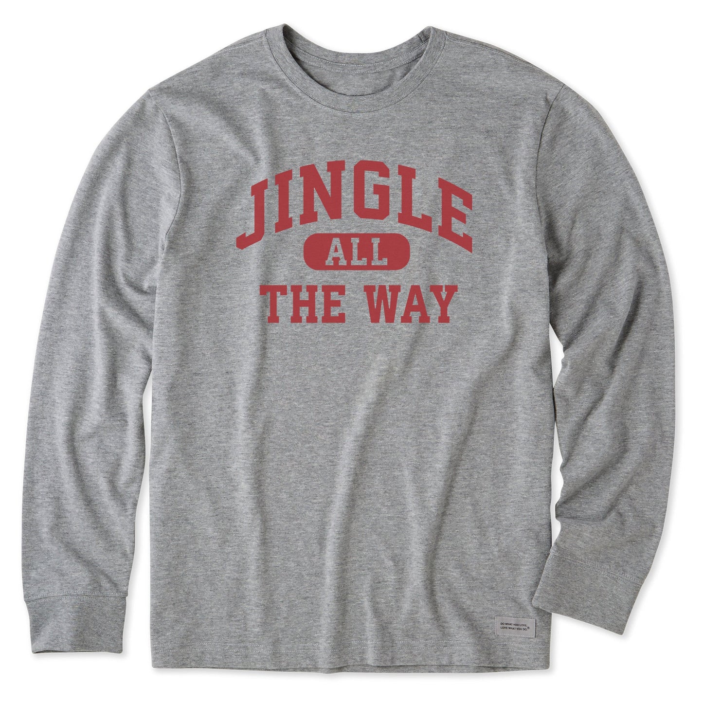 Men's Jingle All the Way Arch Long Sleeve Crusher Tee