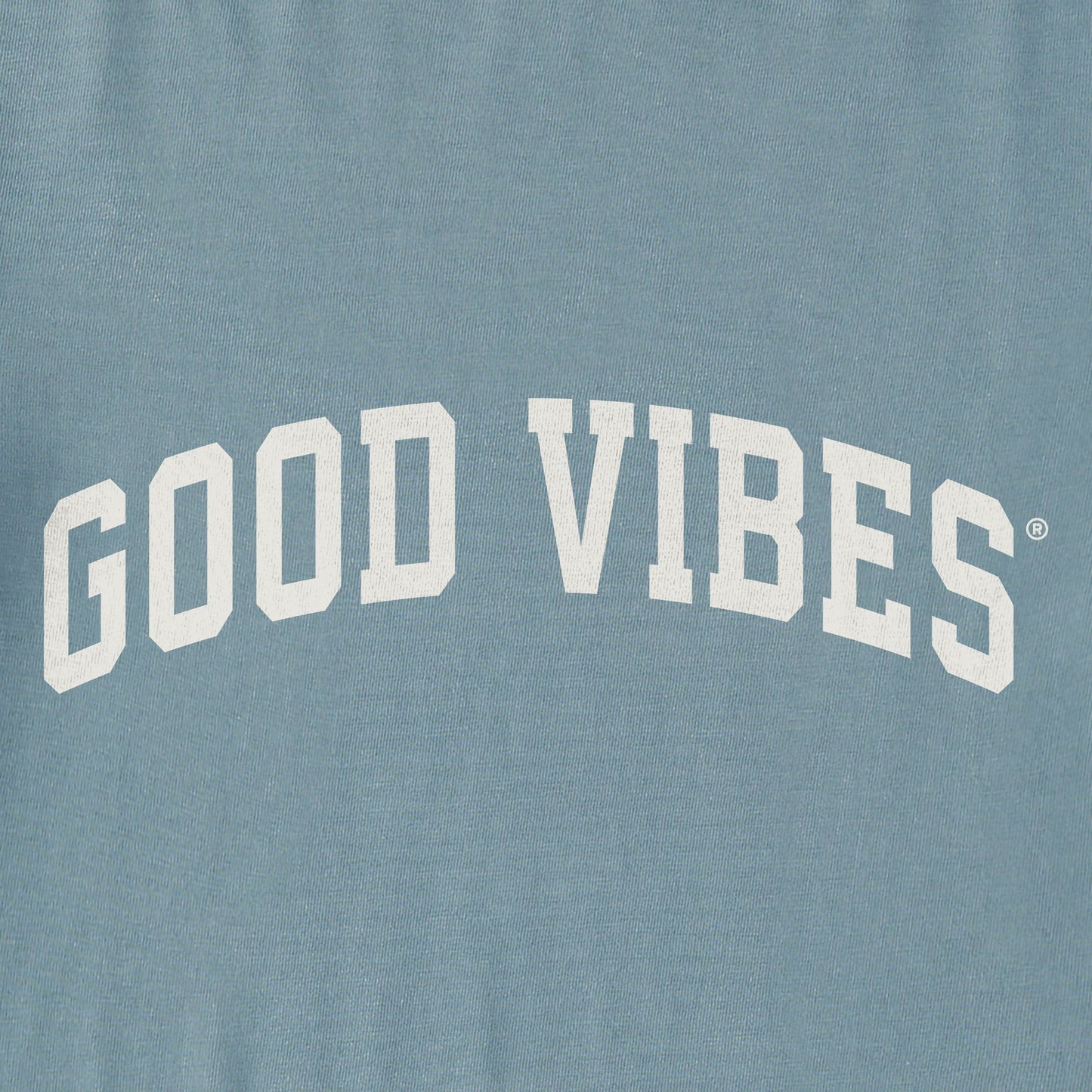 Men's Good Vibes Arch Long Sleeve Crusher Tee