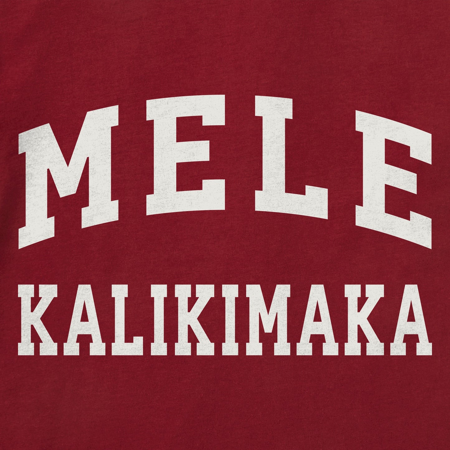 Men's Mele Kalikimaka Arch Long Sleeve Crusher Tee
