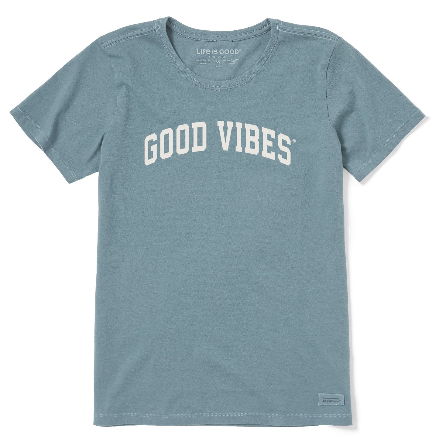 Women's Good Vibes Arch Short Sleeve Crusher Tee