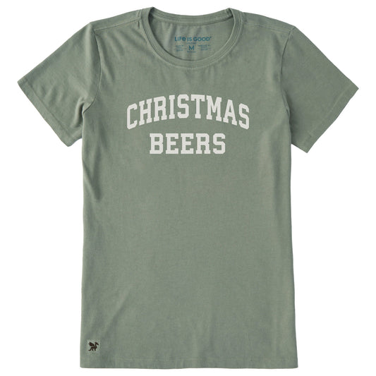 Women's Christmas Beers Arch Short Sleeve Crusher Tee