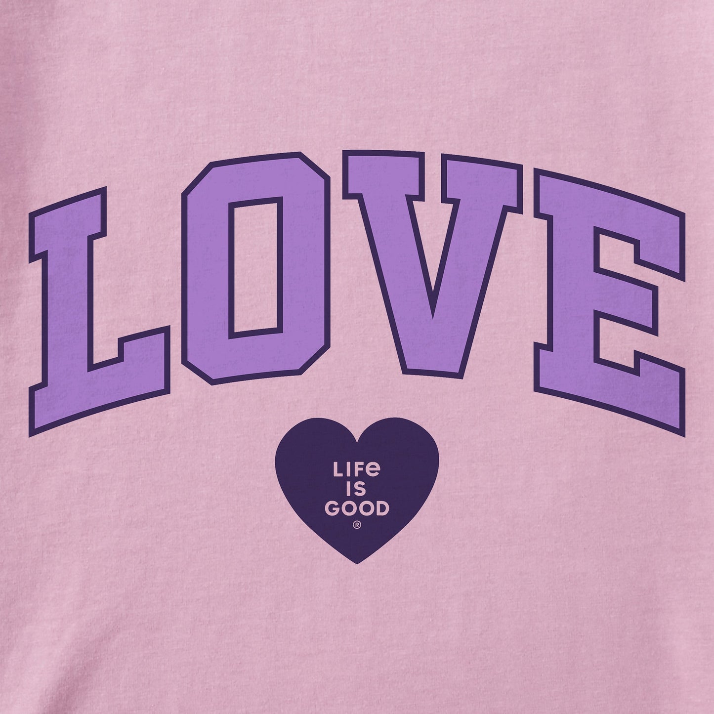 Kids Love Arch Long Sleeve Crusher Tee