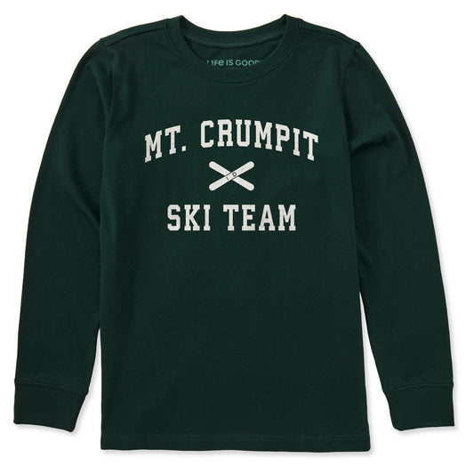 Kids Mt. Crumpit Ski Team Arch Long Sleeve Crusher Tee