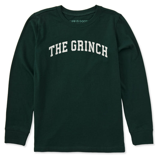 Kids The Grinch Arch Long Sleeve Crusher Tee