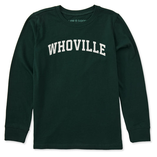 Kids Whoville Arch Long Sleeve Crusher Tee