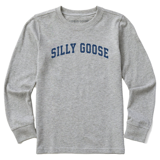 Kids Silly Goose Arch Long Sleeve Crusher Tee