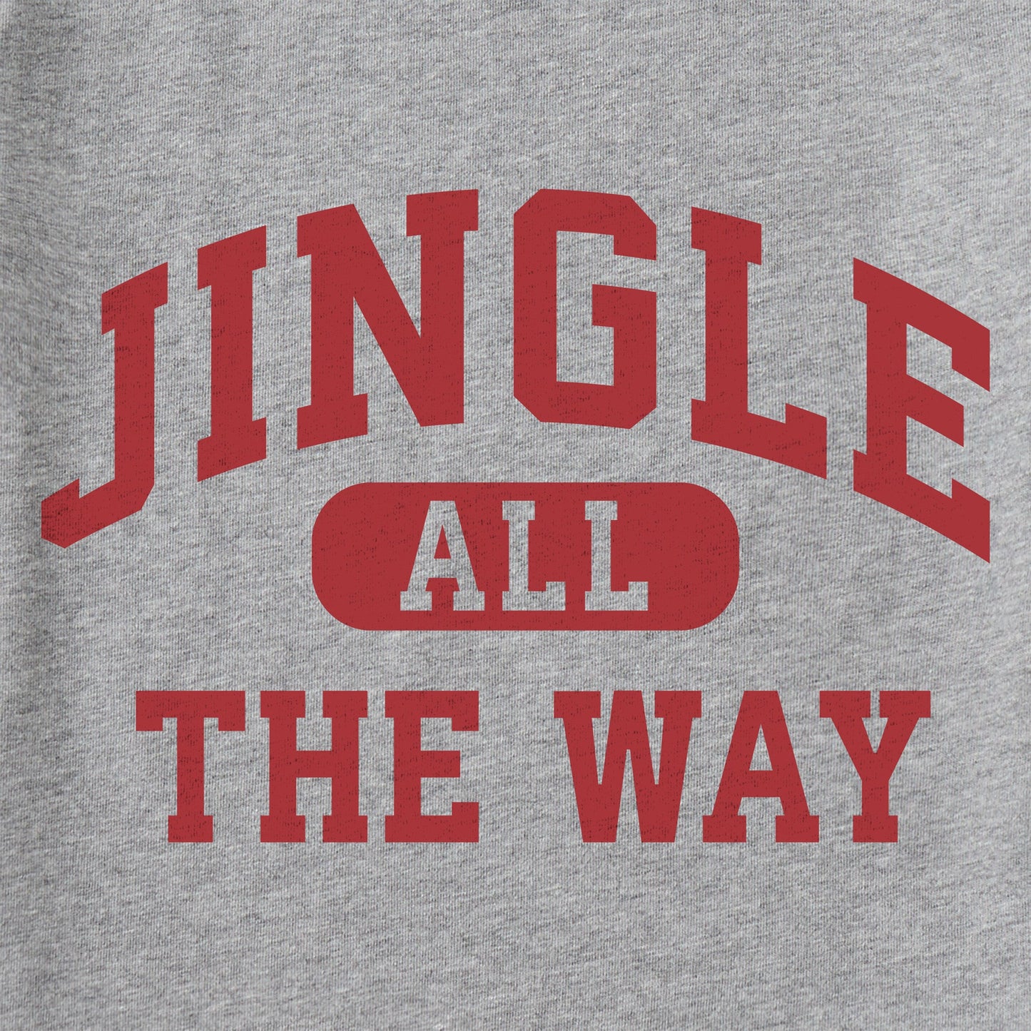 Kids Jingle All the Way Arch Long Sleeve Crusher Tee