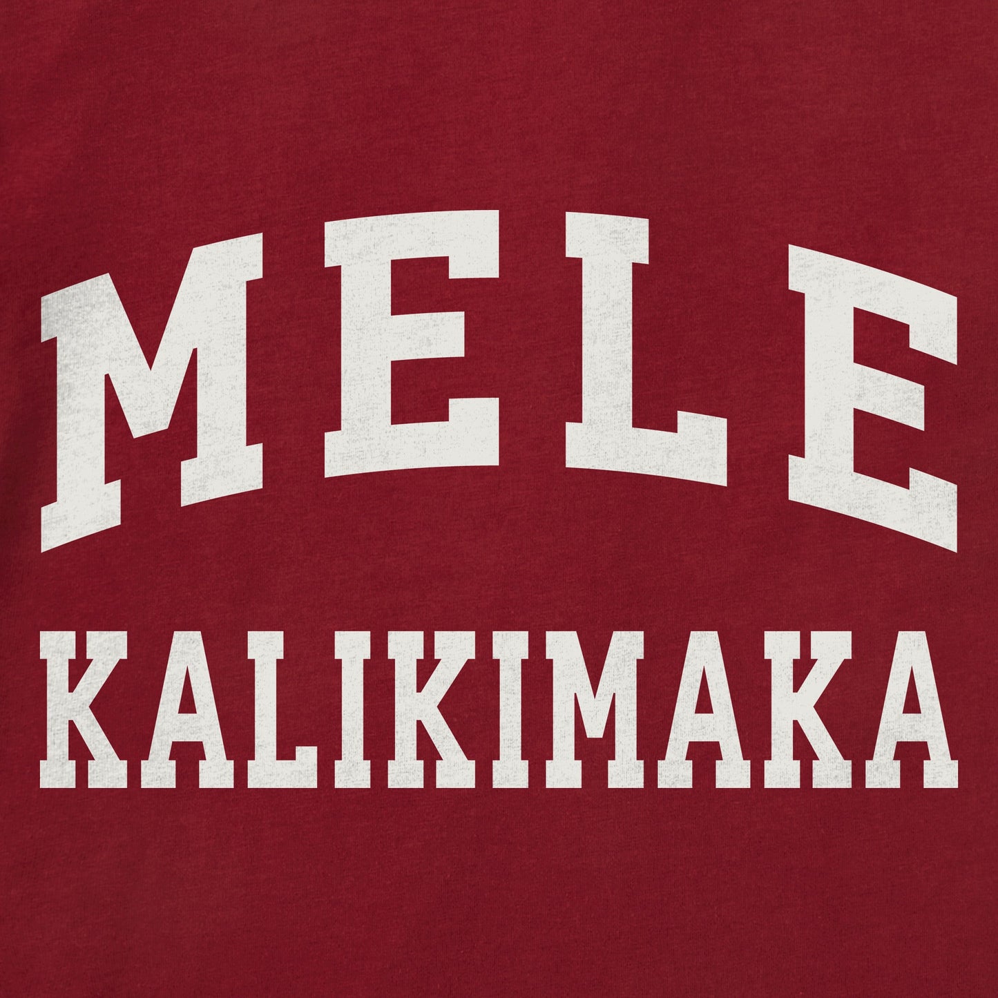 Kids Mele Kalikimaka Arch Long Sleeve Crusher Tee