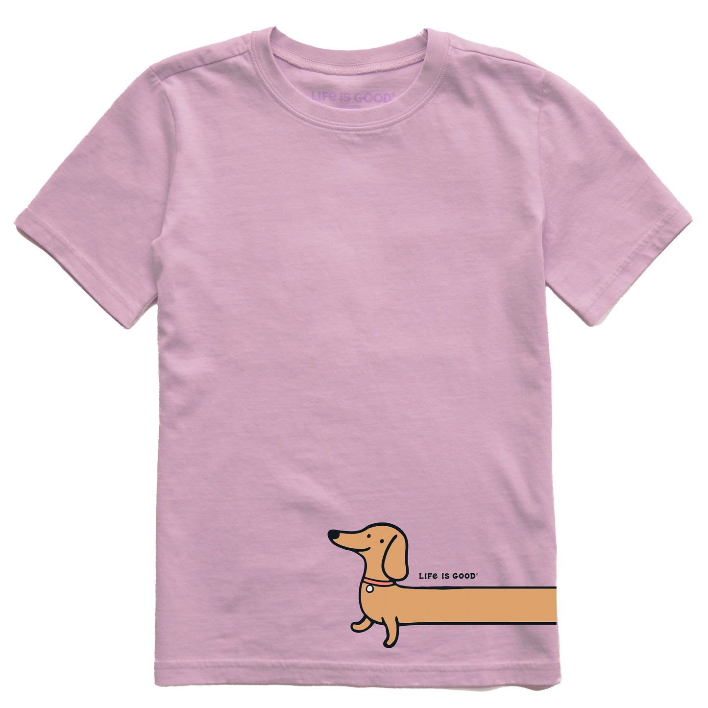 Kids Weenie Dog Short Sleeve Crusher Tee
