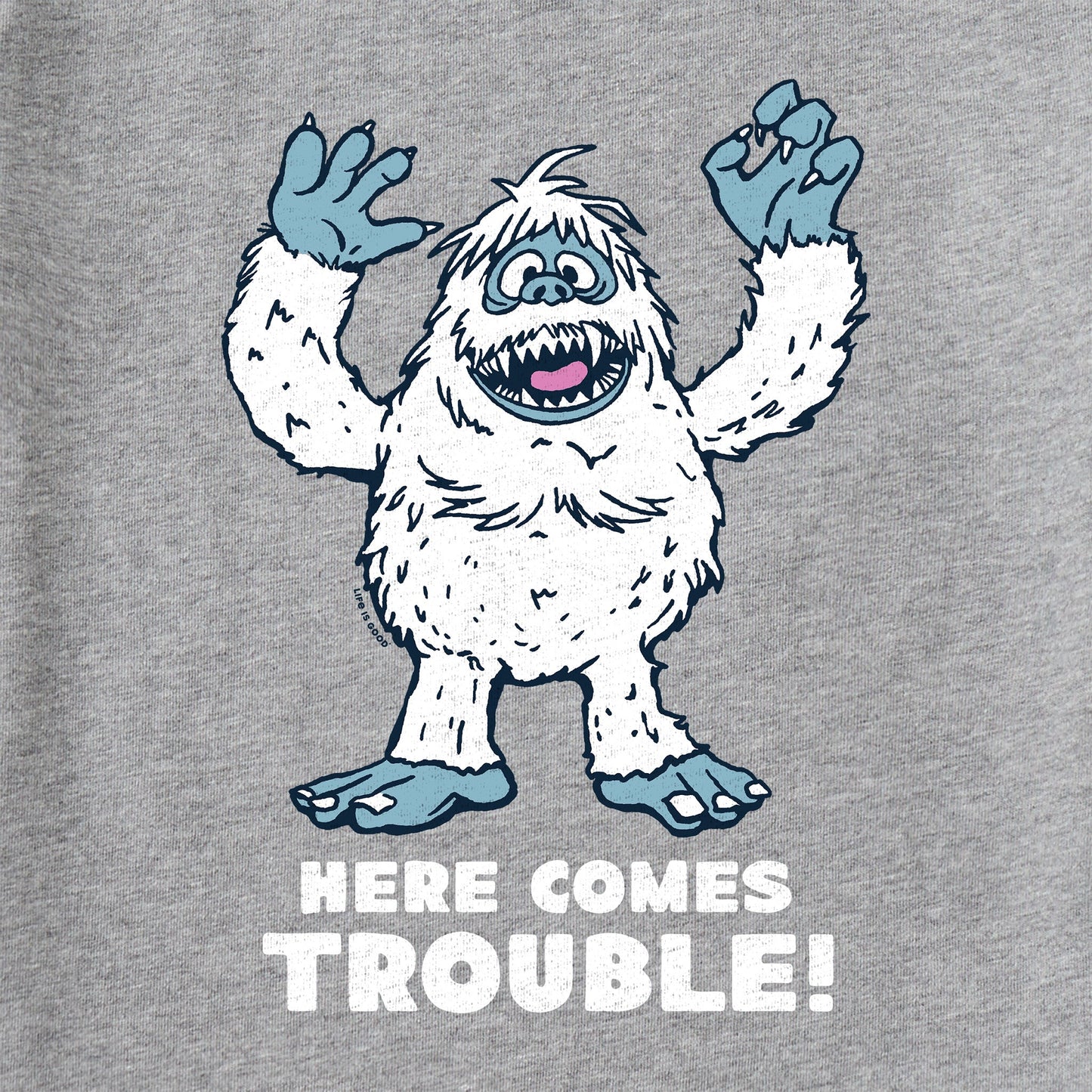 Kids Bumble Here Comes Trouble Long Sleeve Crusher Tee