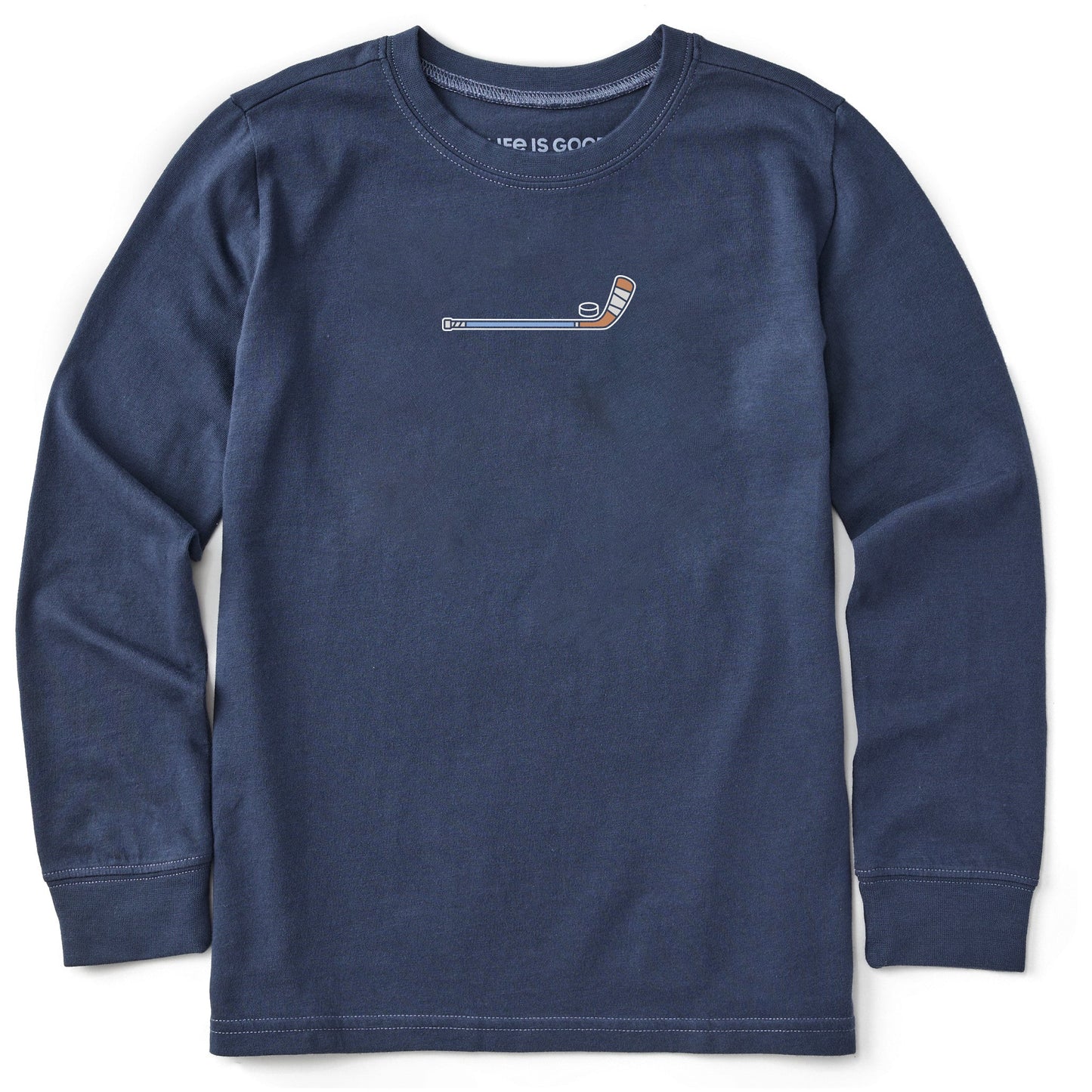 Kids Hockey Stick Long Sleeve Crusher Tee