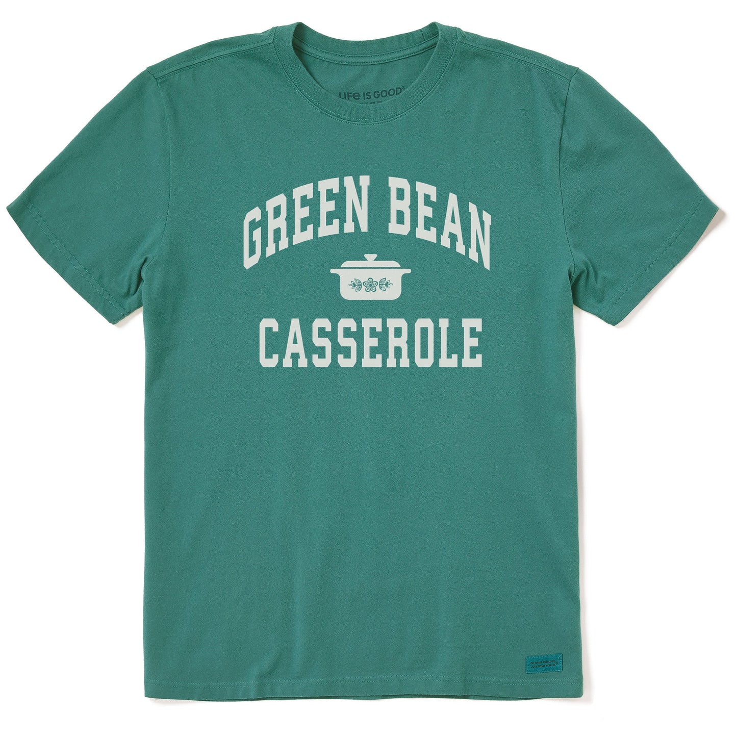 Men's Green Bean Casserole Athletic Arch Short Sleeve Crusher Tee