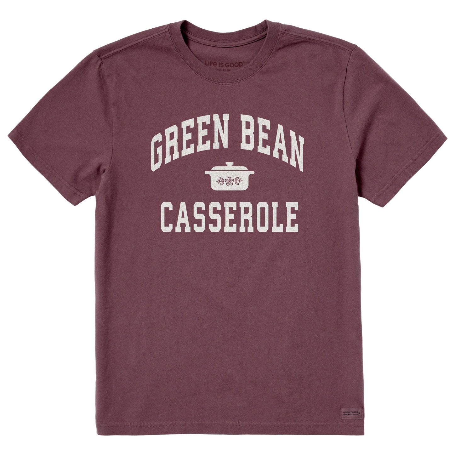 Men's Green Bean Casserole Athletic Arch Short Sleeve Crusher Tee