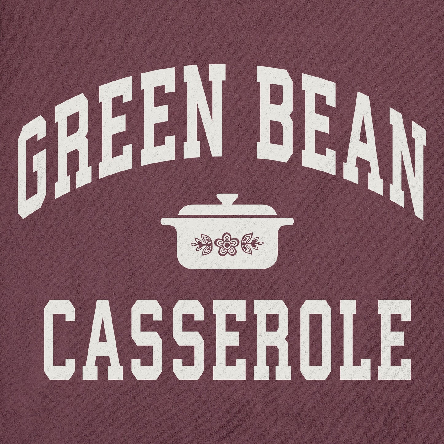 Men's Green Bean Casserole Athletic Arch Short Sleeve Crusher Tee