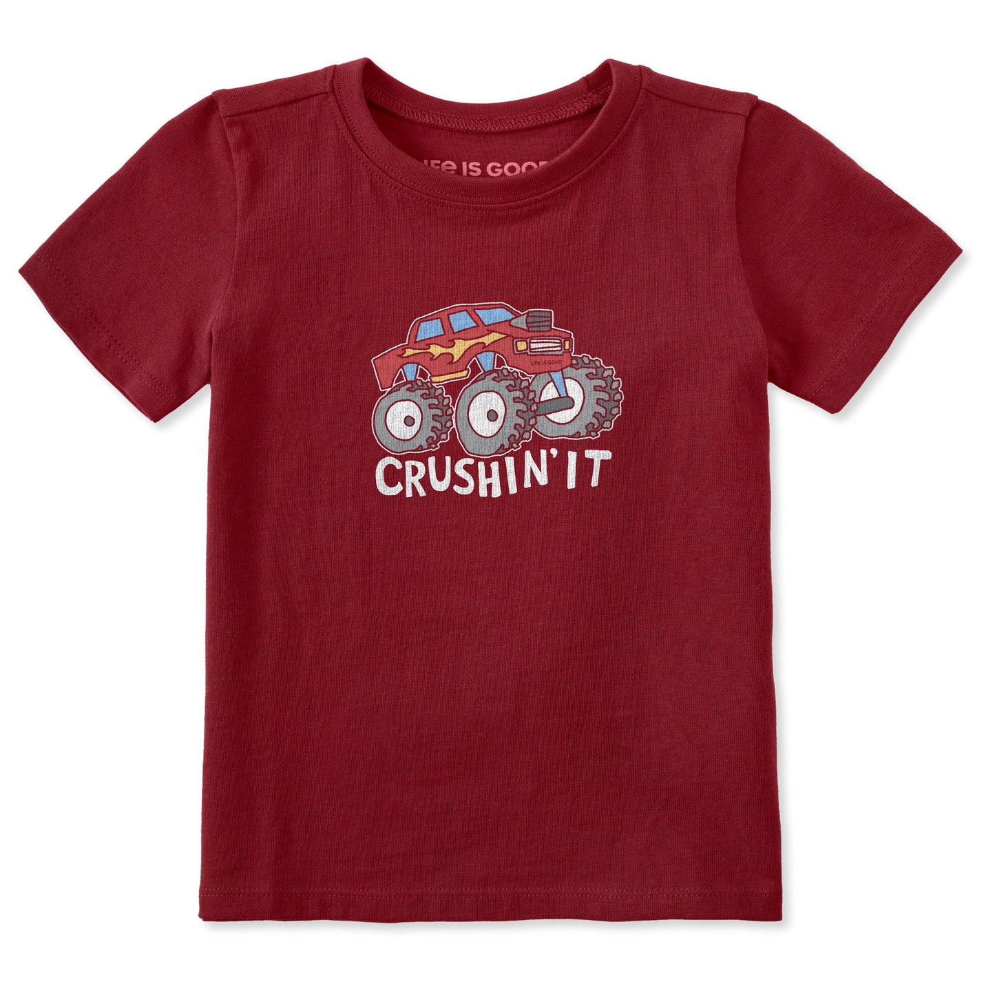 Toddler Crushin It Truck Short Sleeve Toddler Crusher Tee