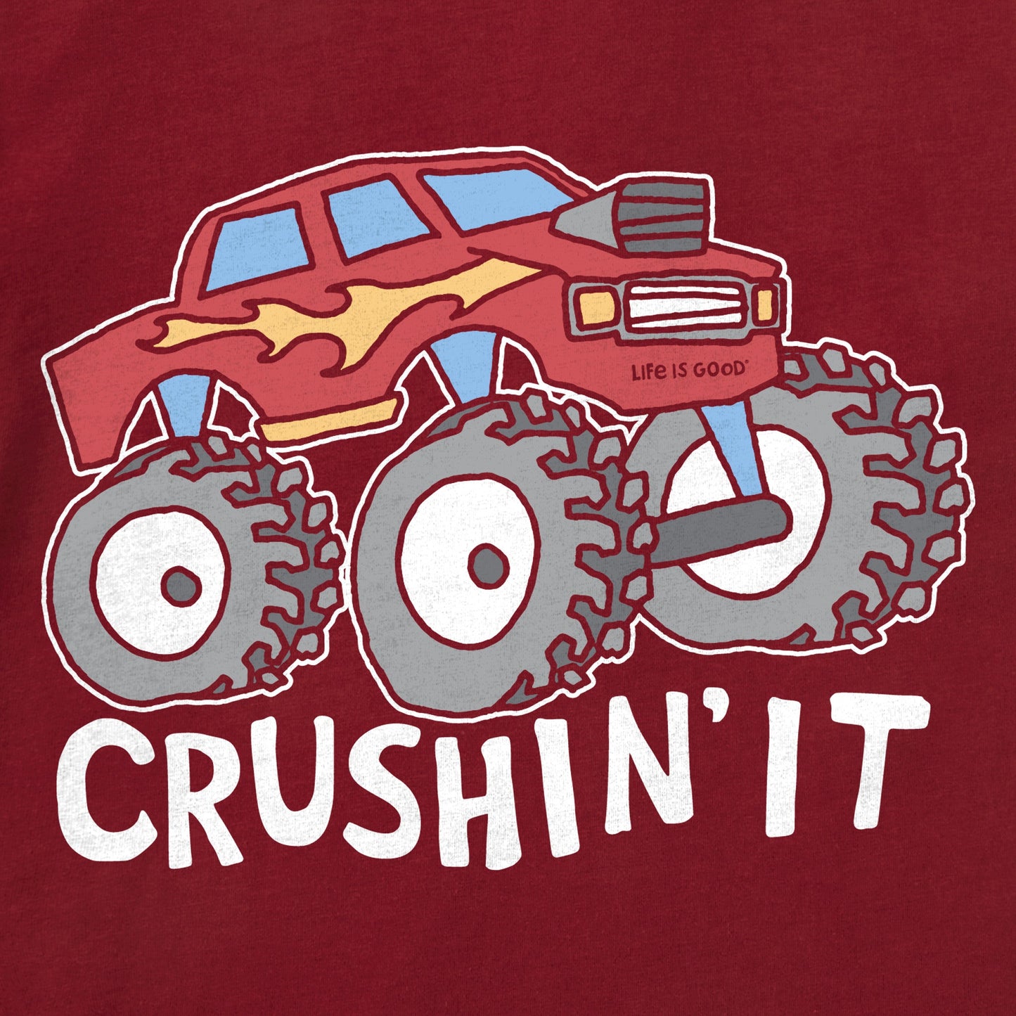 Toddler Crushin It Truck Short Sleeve Toddler Crusher Tee
