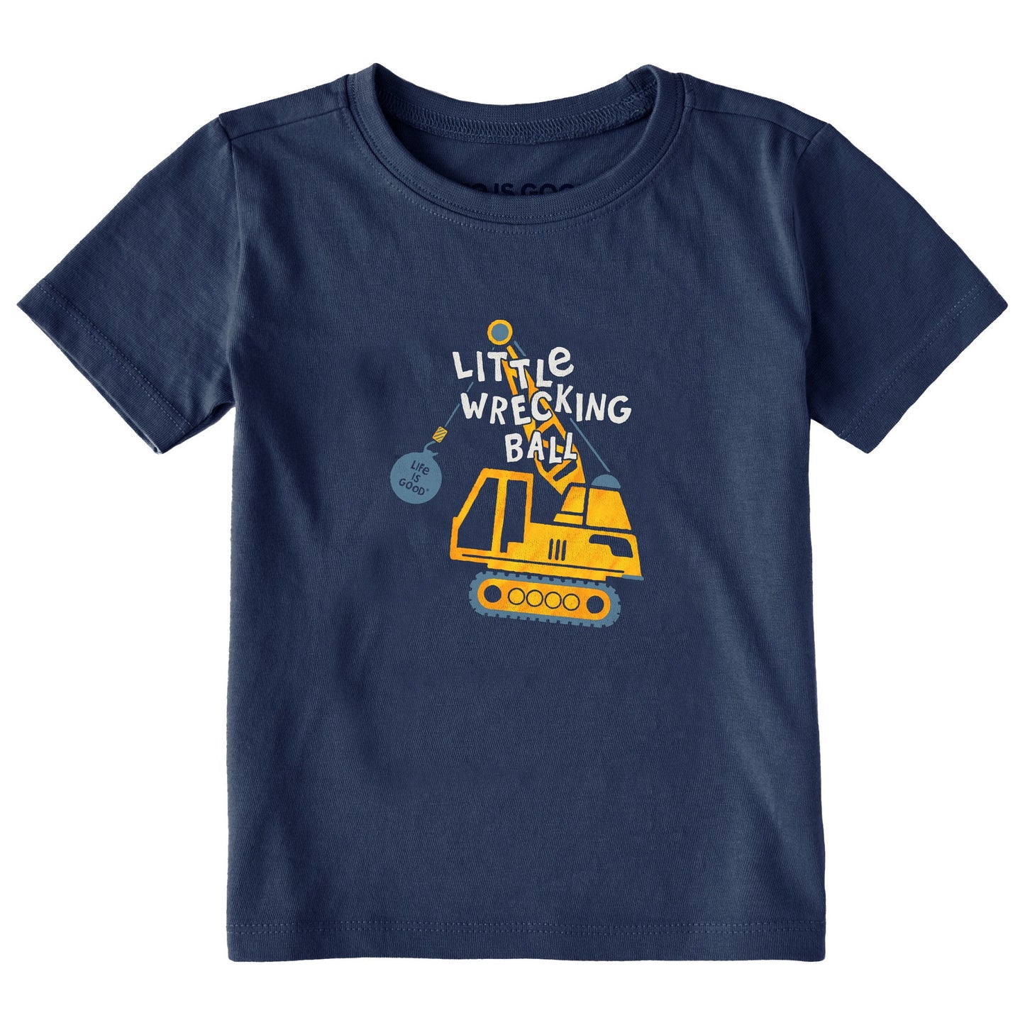 Toddler Little Wrecking Ball Short Sleeve Toddler Crusher Tee