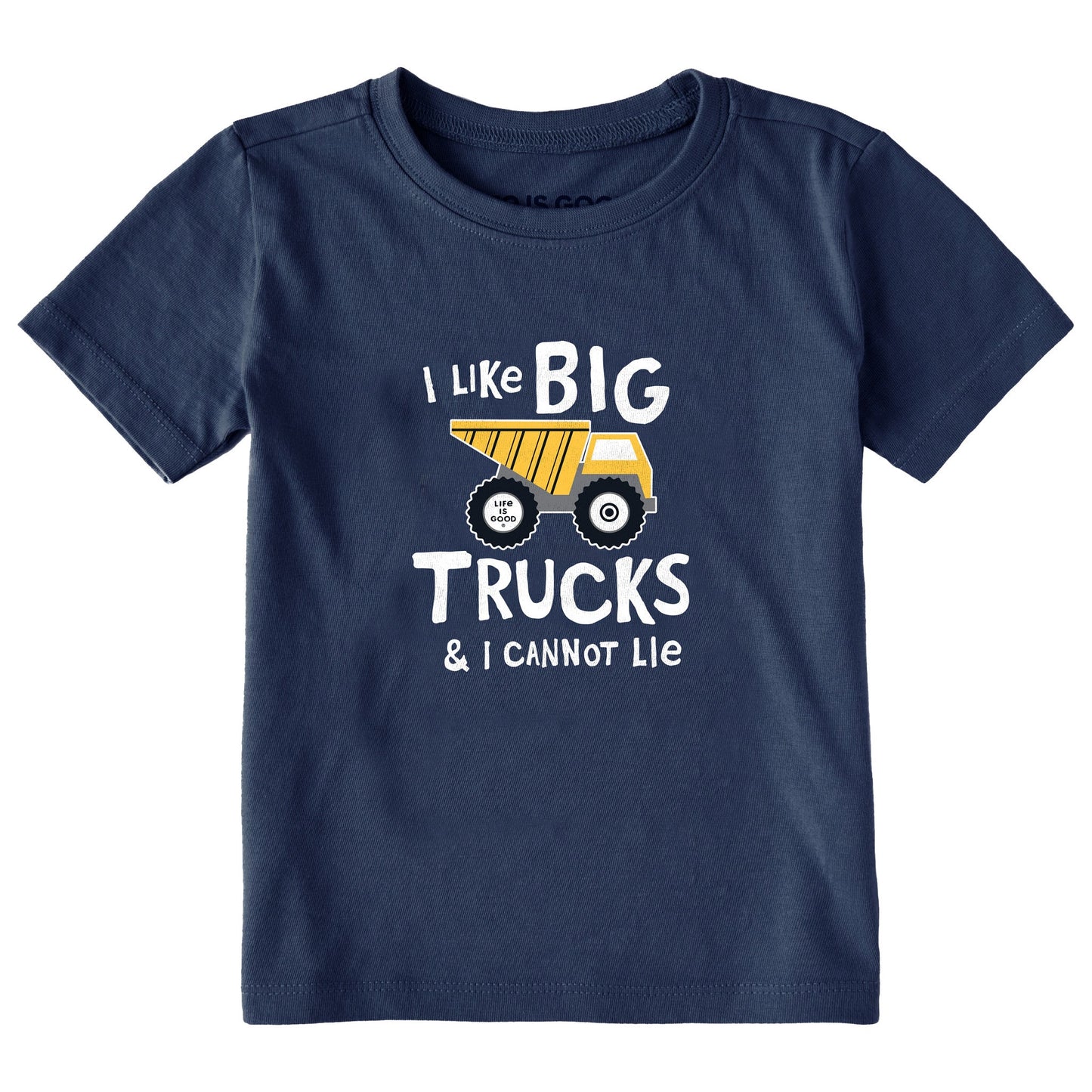Toddler I Like Big Trucks Short Sleeve Toddler Crusher Tee