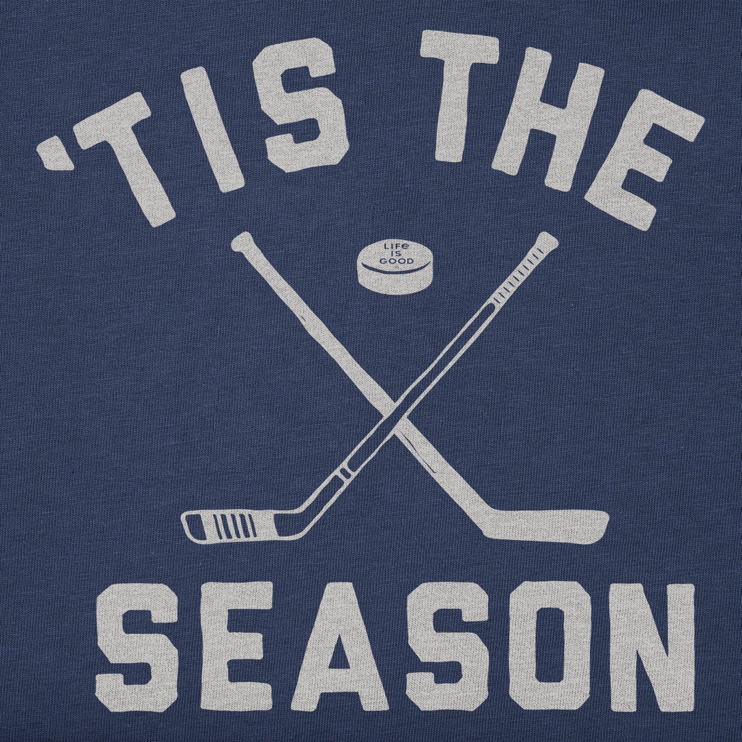 Toddler Tis the Season Hockey Short Sleeve Toddler Crusher Tee