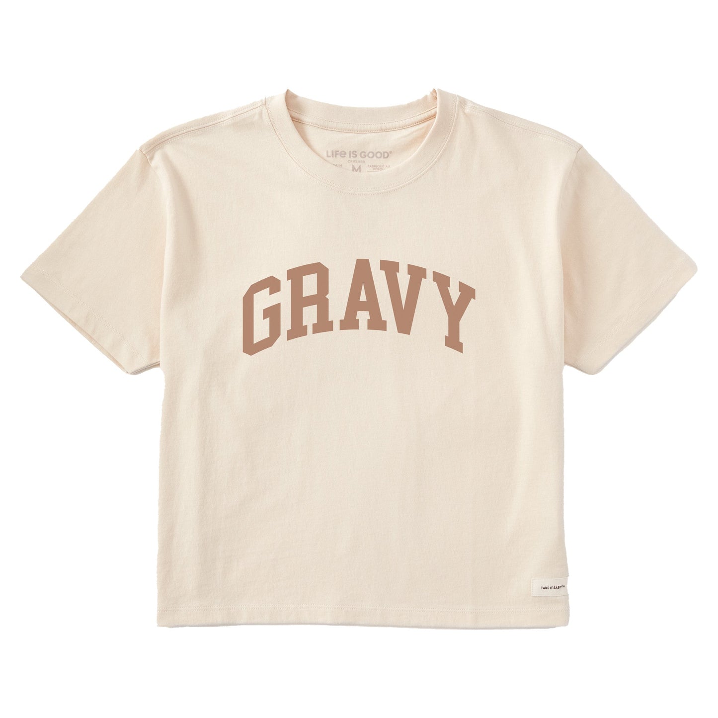 Women's Gravy Athletic Arch Short Sleeve Crusher Boxy Tee