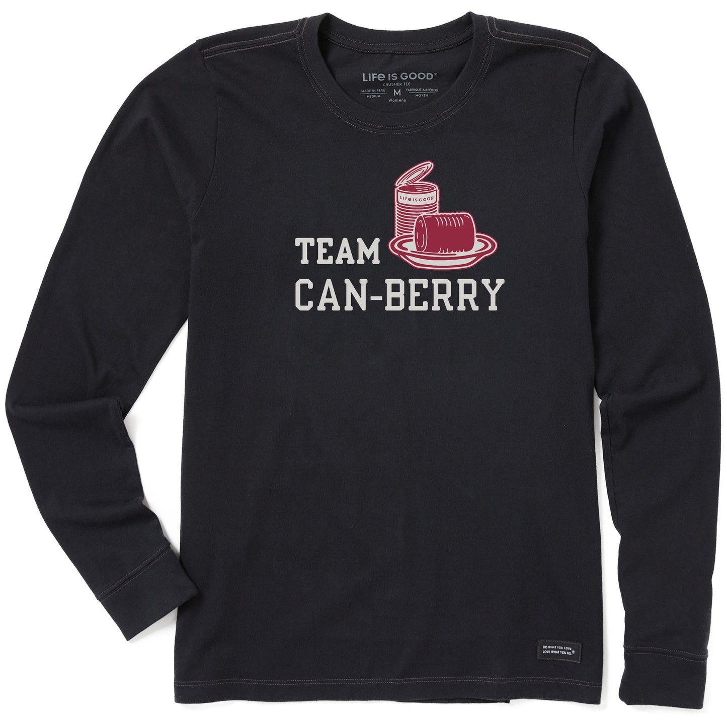 Women's Team Can-Berry Long Sleeve Crusher Tee