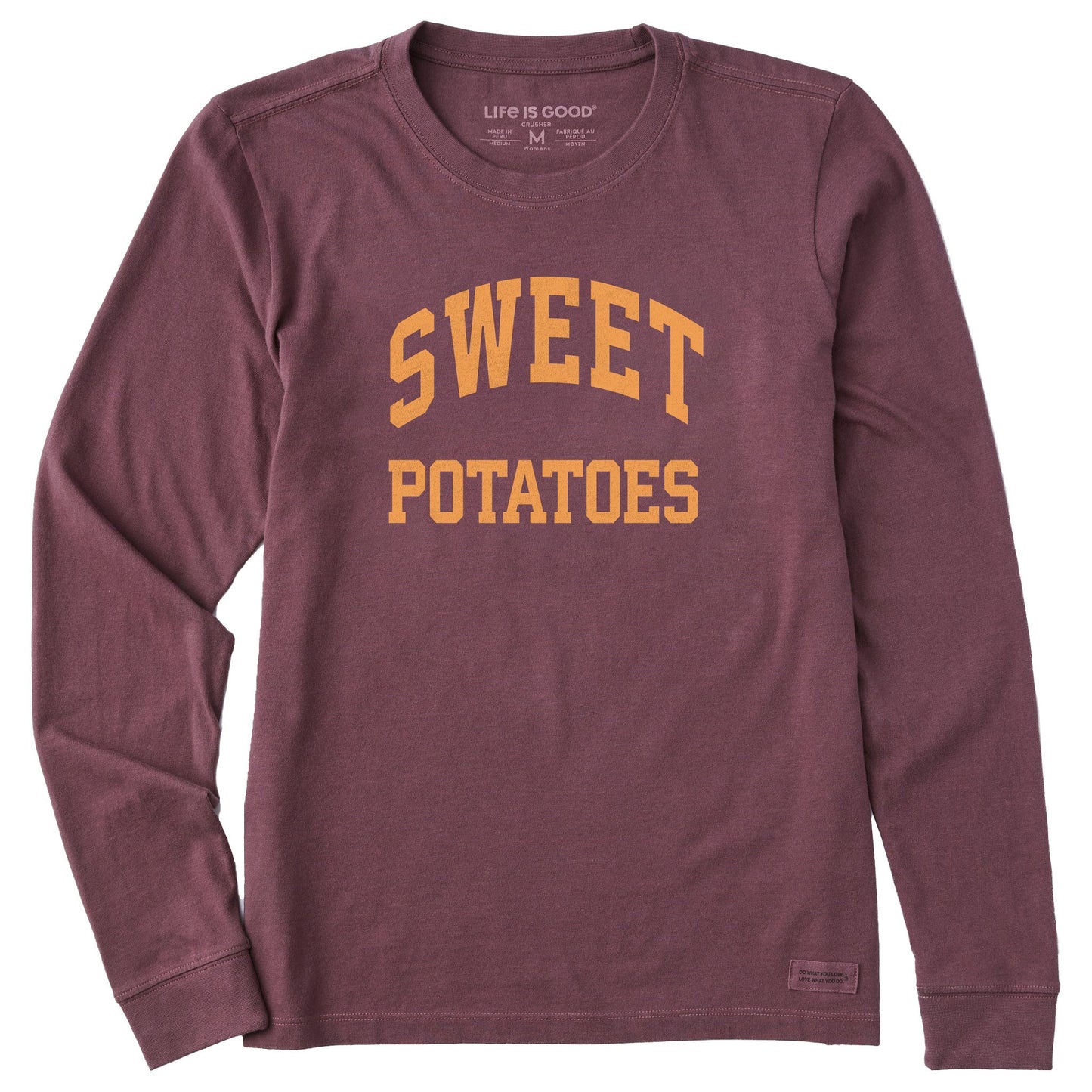 Women's Sweet Potatoes Arch Long Sleeve Crusher Tee