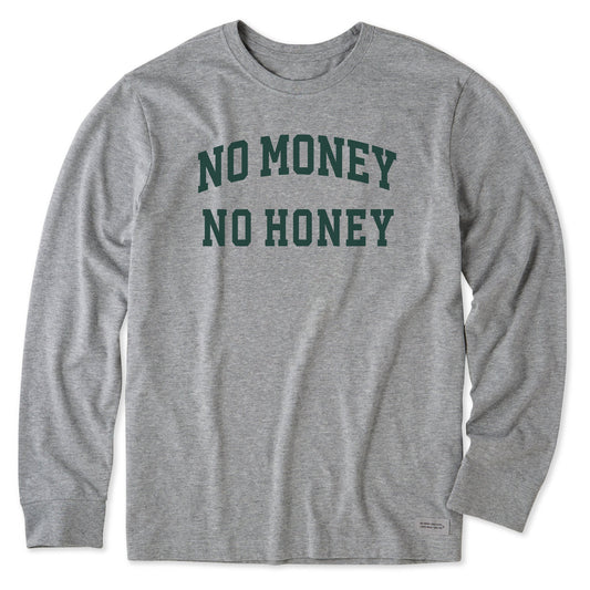 Men's No Money No Honey Arch Long Sleeve Crusher Tee