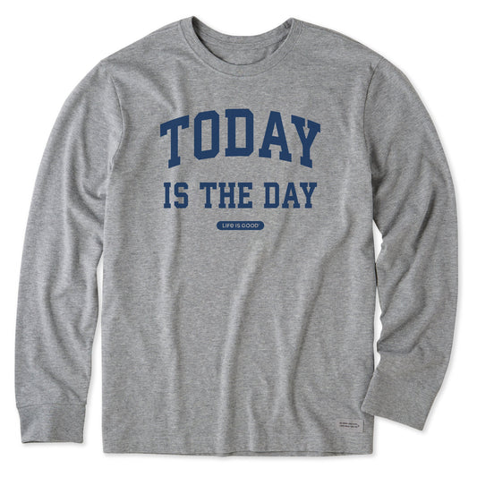 Men's Today is the Day Arch Long Sleeve Crusher Tee