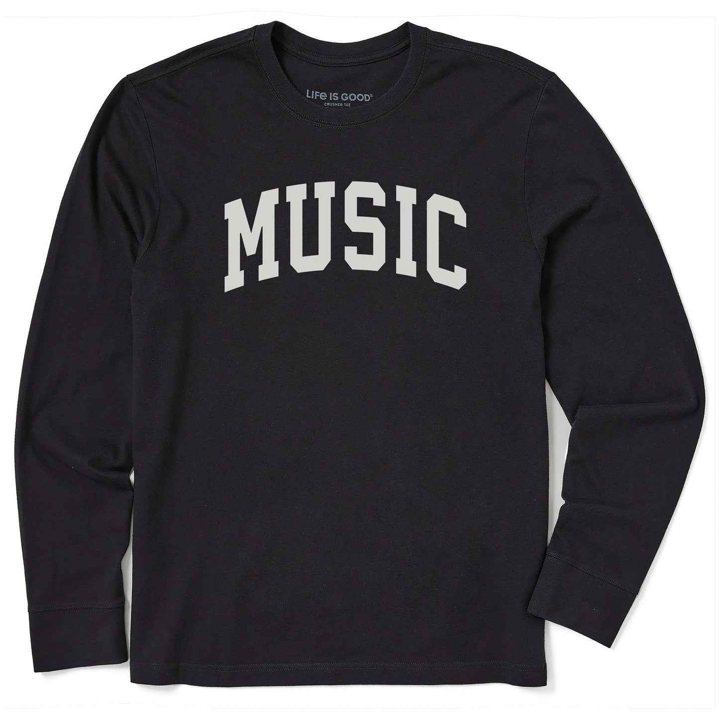 Men's Music Arch Long Sleeve Crusher Tee