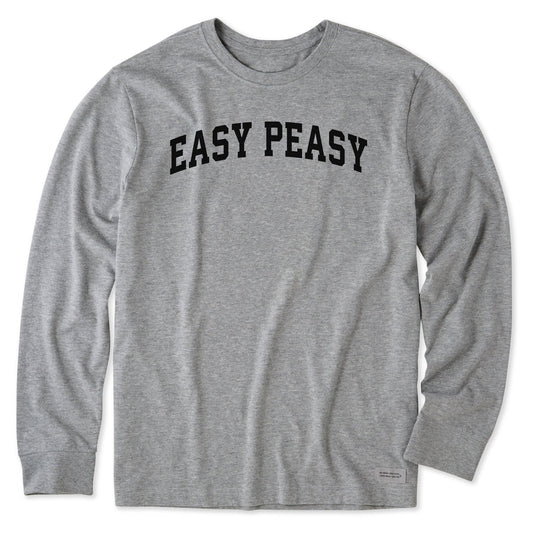 Men's Easy Peasy Arch Long Sleeve Crusher Tee