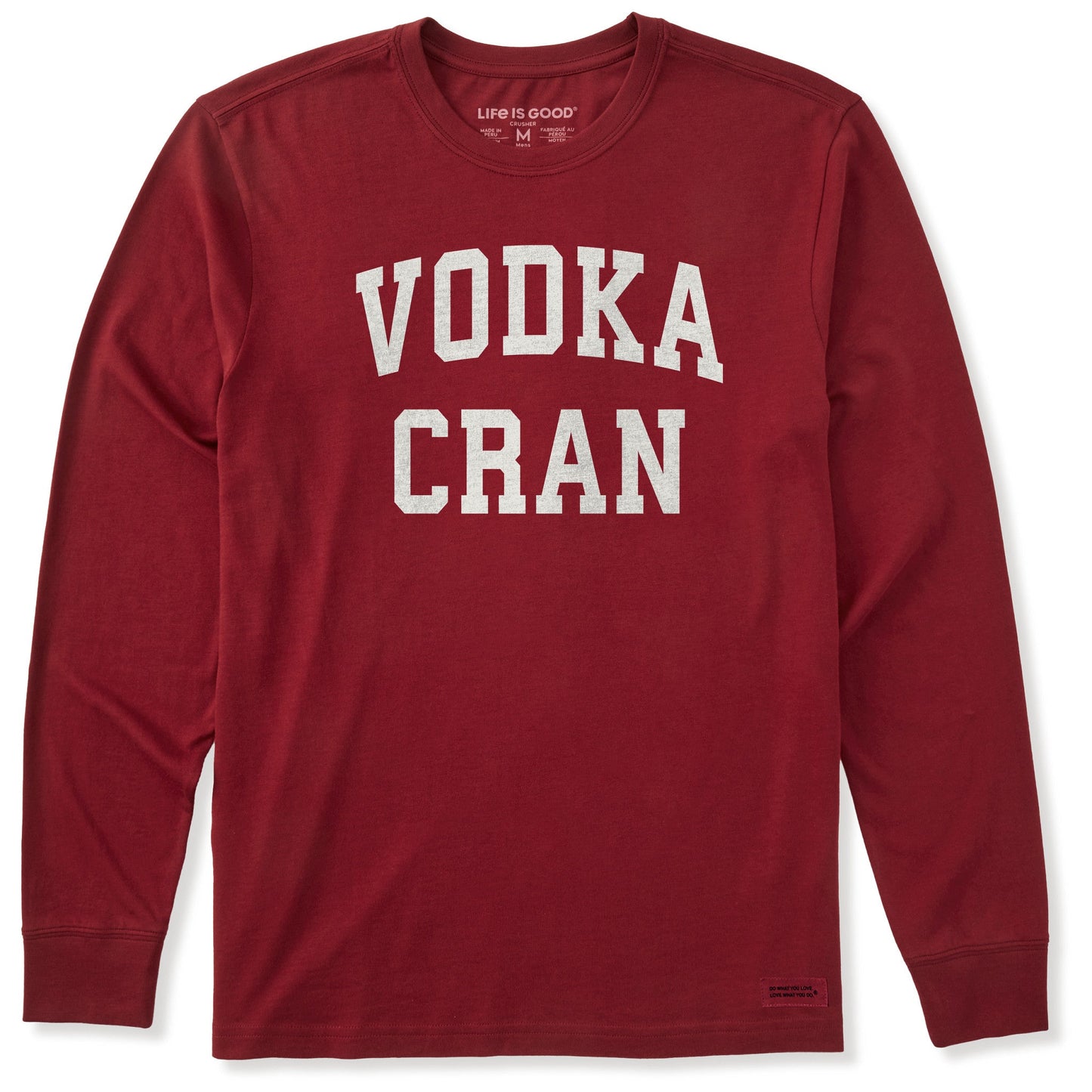 Men's Vodka Cran Arch Long Sleeve Crusher Tee