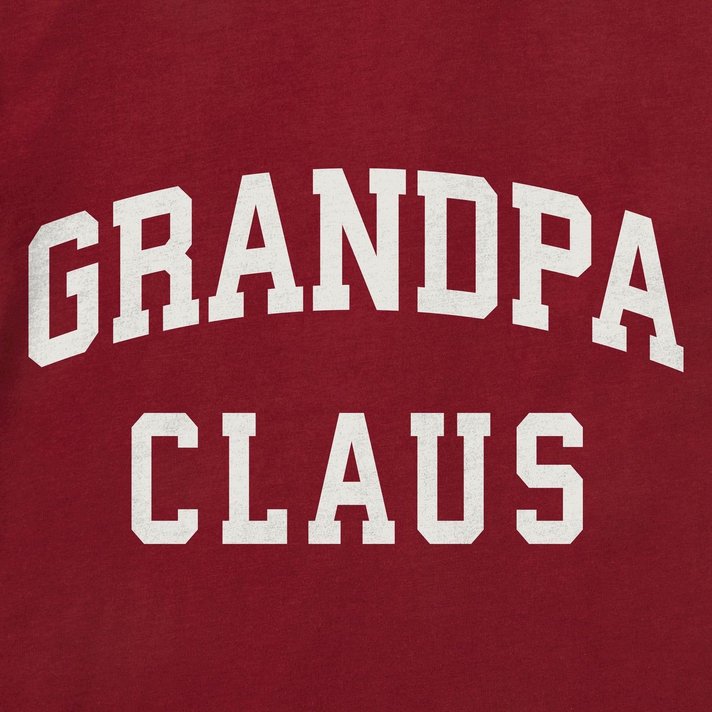 Men's Grandpa Claus Arch Long Sleeve Crusher Tee