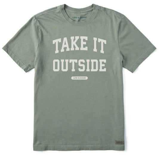 Men's Take it Outside Arch Short Sleeve Crusher Tee