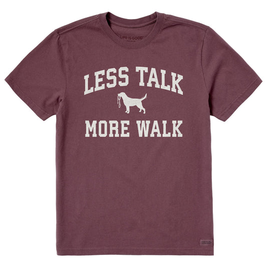 Men's Less Talk More Walk Arch Short Sleeve Crusher Tee