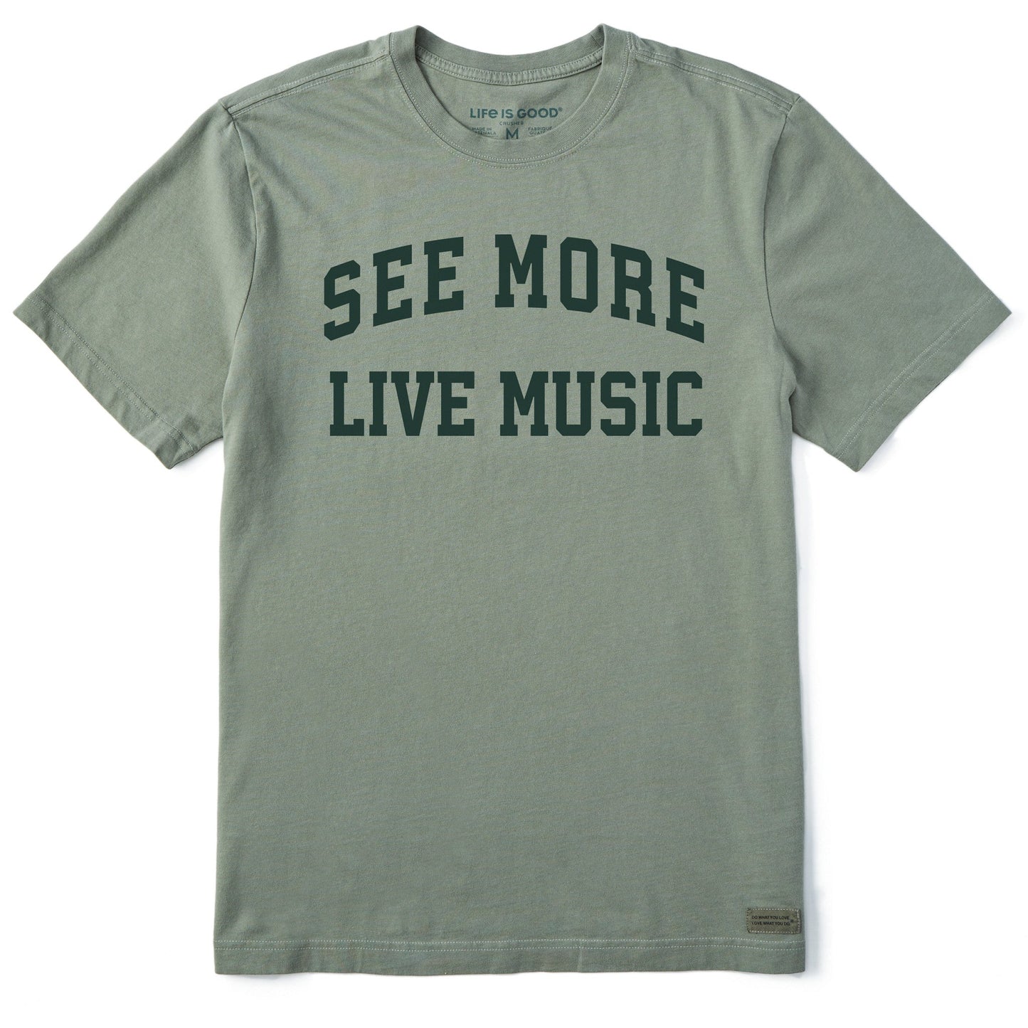 Men's See More Live Music Arch Short Sleeve Crusher Tee