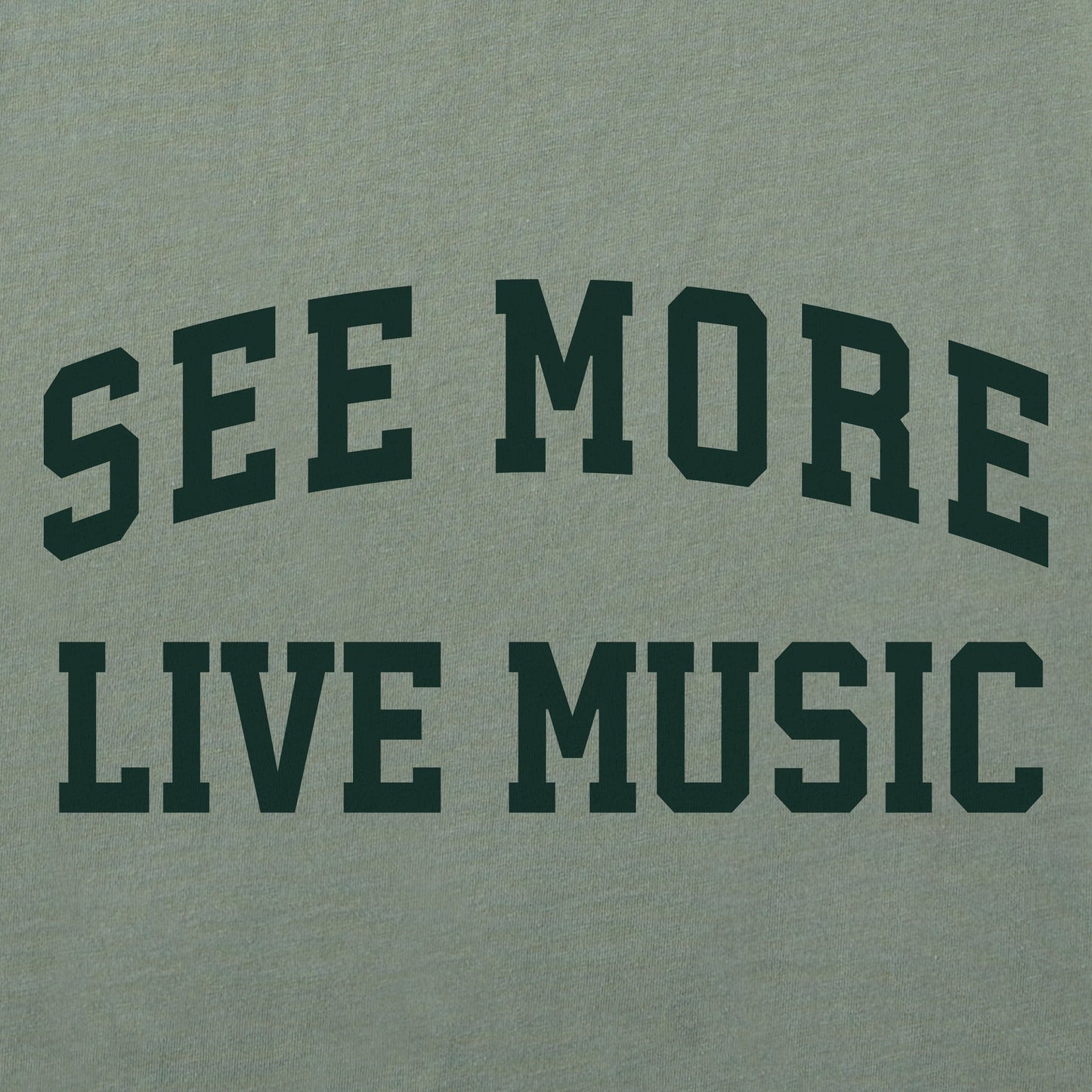 Men's See More Live Music Arch Short Sleeve Crusher Tee
