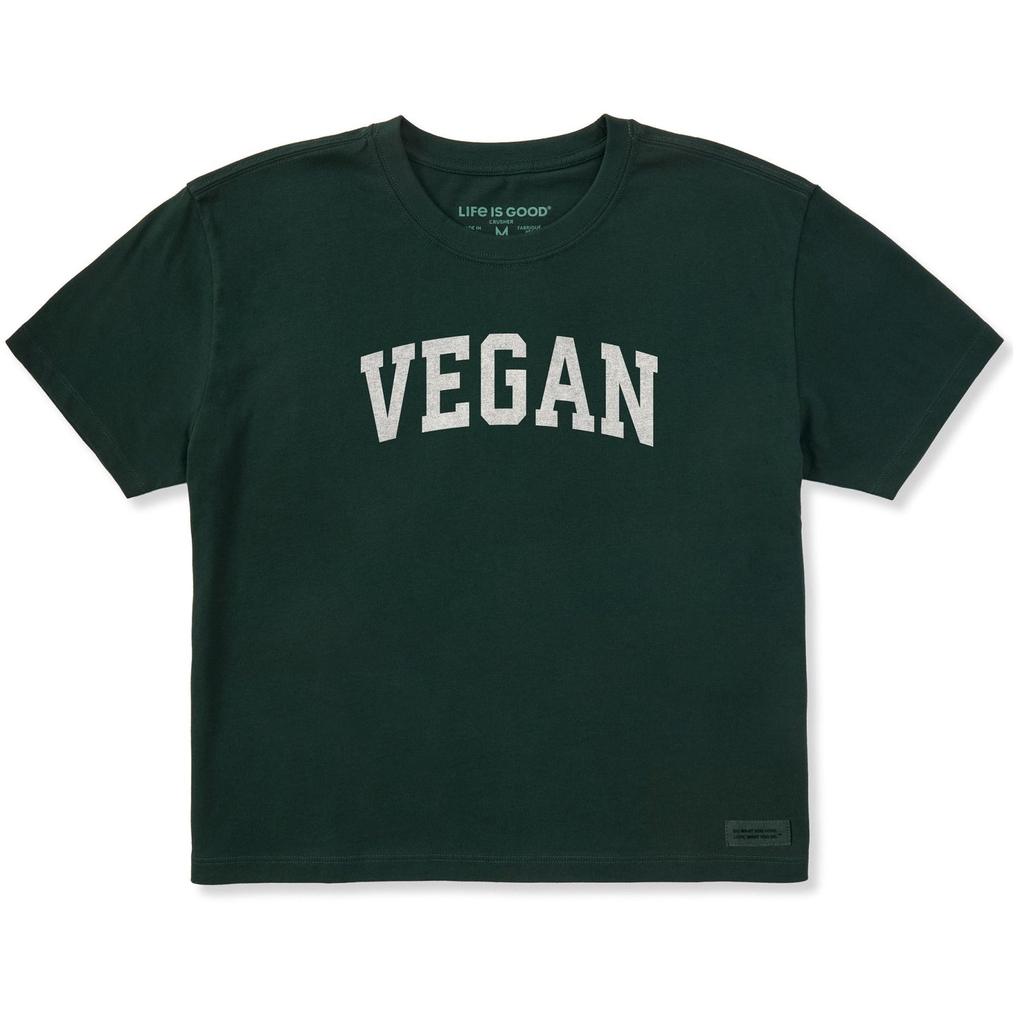 Women's Vegan Arch Short Sleeve Crusher Boxy Tee