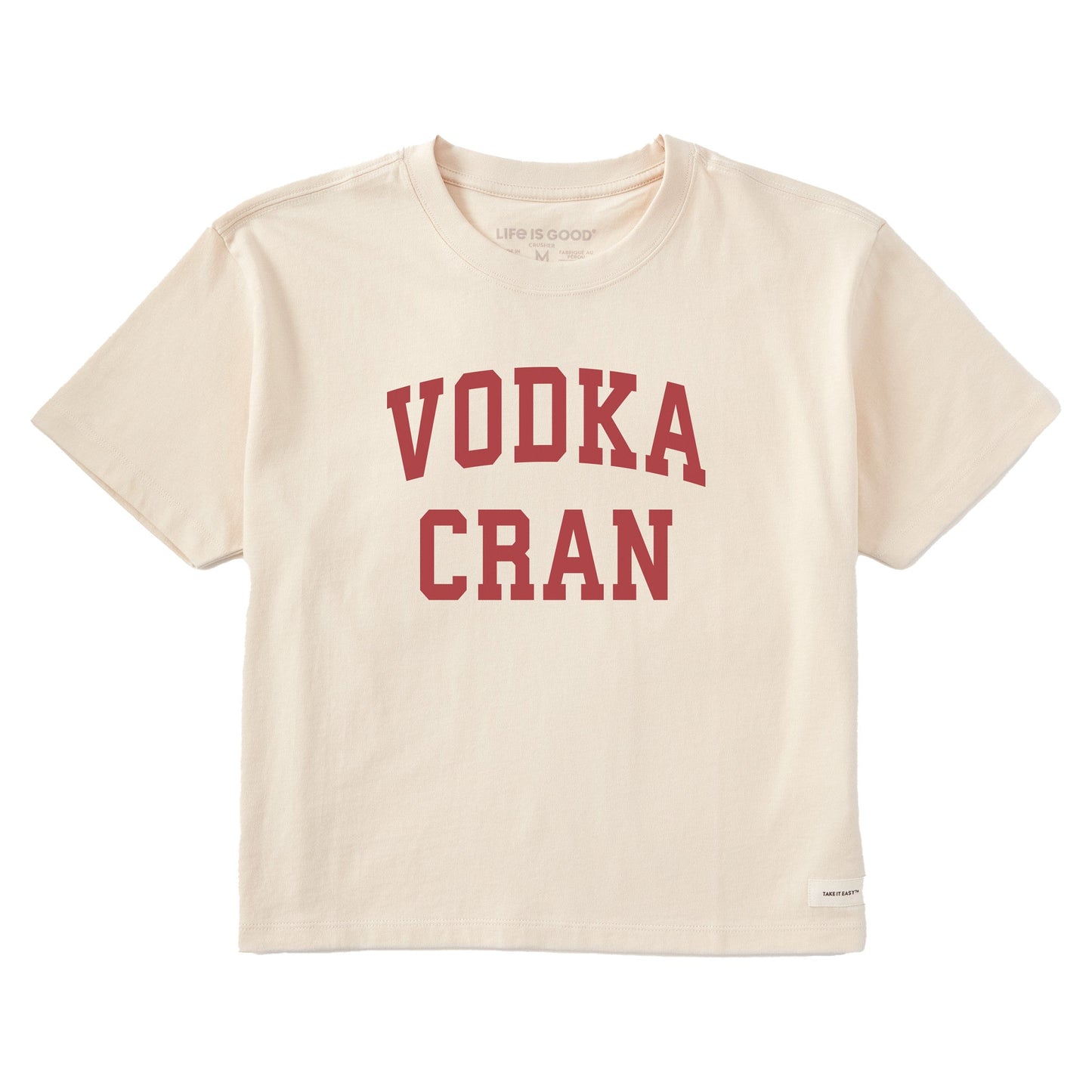 Women's Vodka Cran Arch Short Sleeve Crusher Boxy Tee