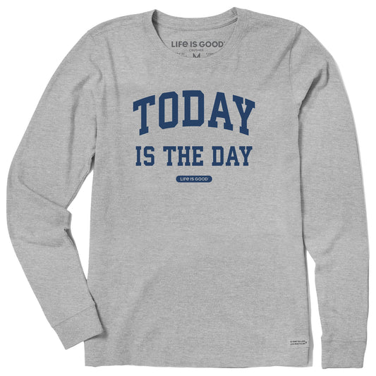Women's Today is the Day Arch Long Sleeve Crusher Tee